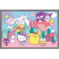 thumbnail image 1 of Hello Kitty and Friends - Happiness Overload Wall Poster, 14.725" x 22.375" Framed, 1 of 4