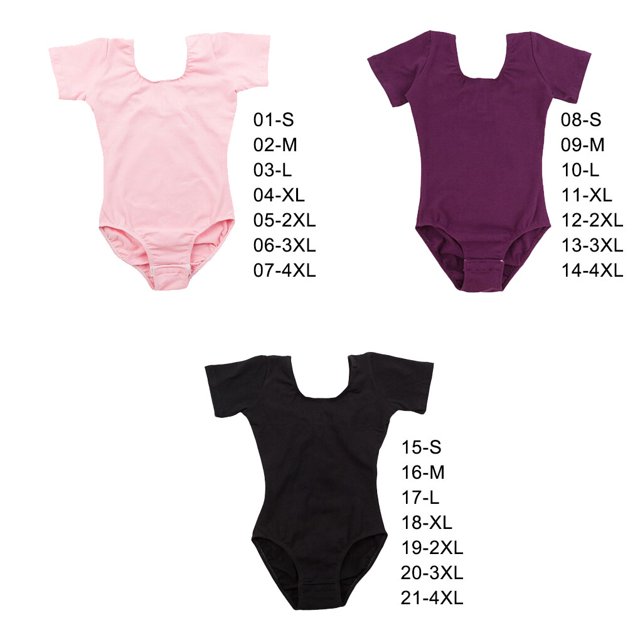 Tenue de Danse Extensible pour Enfants, Douce pour la Peau, Classique, Col Rond, Anti-Transpiration, Justaucorps Combinaison, Tenue de Danse Douce, Léotard, Violet, 3TG