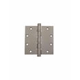 thumbnail image 2 of Brass Door Hinge 6"x 5"x 5mm – Satin Nickel ,Black & Chrome | Heavy Duty Ball Bearing | Flat Tip | Single Piece, 2 of 3