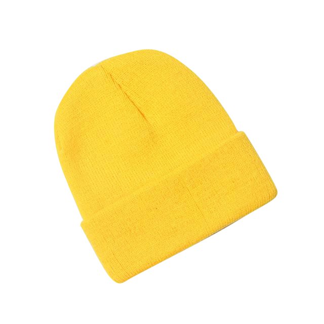 Pisexur Baby Hats Solid Color Ribbed Knit Beanie Hats Fashion Fall Winter Warm Soft Skull Caps for Age 0-3 Years