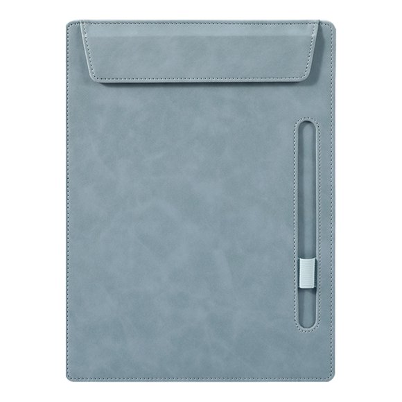 Upgraded Leather Board Clip File Folder with Pen Holder, A4 Paper Organizer, File Organizer, Stylish Writing Folder for Office and School