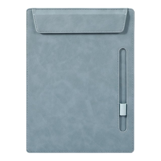 Upgraded Leather Board Clip File Folder with Pen Holder, A4 Paper Organizer, File Organizer, Stylish Writing Folder for Office and School