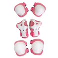 thumbnail image 2 of 6 Pcs Enfant Patinage Vélo Genou Support Extérieur Skateboard Protège-Poignet Coudière Rose, 2 of 9