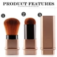 thumbnail image 4 of Makeup Brushes Eye Shadow Brush Makeup Tools Loose Powder Powder Blusher Foundation Make Up Brush, 4 of 6