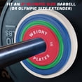 thumbnail image 3 of Yiwa 2 Inch Rubber Coated Strength Training & Barbell Lifting Bumper Plates for Gym, Home, 3 of 6