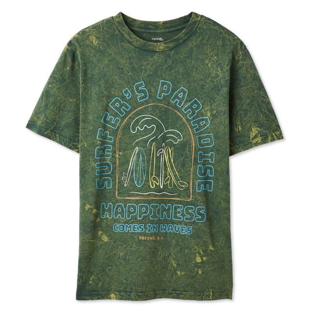 T-shirt à effet marbré George pour garçons