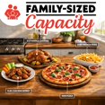 thumbnail image 5 of Gourmia Air Fryer French Door Toaster Oven - 6-Slice Capacity, LED Display, 14 Presets, Stainless Steel, 5 of 5