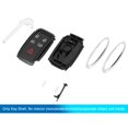 thumbnail image 4 of Unique Bargains Car Replacement Key Fob Shell Case Black KR55WK49244 for Jaguar X-Type 2007-2008, 4 of 13