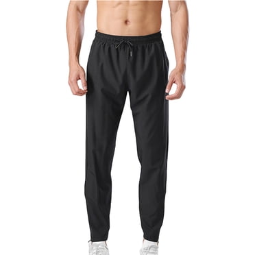 Cameland Men's Plus Size Track Pants Lightweight Quick Dry Hiking Athletic Workout Trousers Casual Active Jogger Sweatpants with Zipper Pockets