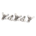 thumbnail image 1 of Unique Bargains Vis de Pouce Papillon en Acier Inoxydable 304 Métrique M8 Pas 1.25mm 5 Pcs, 1 of 2
