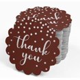 thumbnail image 4 of Inkdotpot Silver Foil Paper Hang Tags Thank You Bridal Shower Favor Tags 100 Piece, 4 of 6