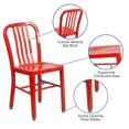 thumbnail image 2 of Green Metal Indoor-Outdoor Chair, 2 of 9