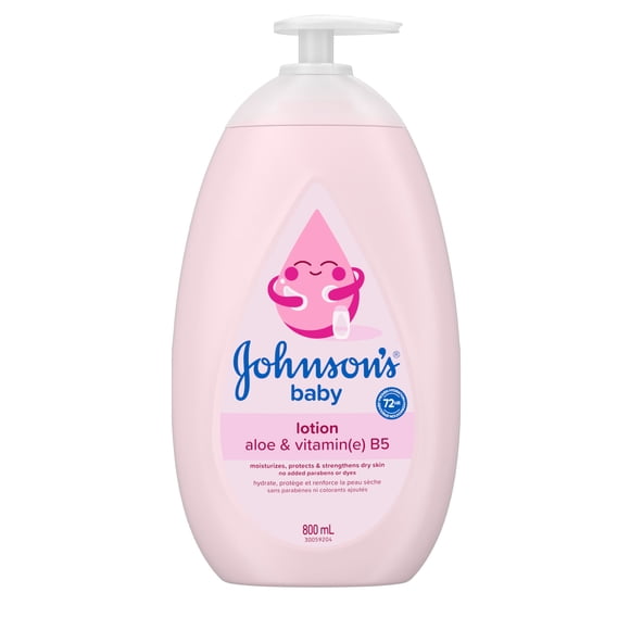 Johnson's Baby Lotion, Body Moisturizer for Dry, Delicate Skin, 800 ml
