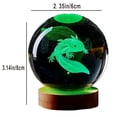 thumbnail image 3 of Patching and Wood Fillers Gifts 3 D Crystal Ball Night Light With Phantom Color LED Wooden Base, 2.35 Inch Diameter Glass Ball Lamp, USB Phantom Breathing Light, Birthday Kids, 3 of 8