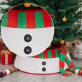 thumbnail image 2 of QualitChoice Tree Skirt Decoration Christmas Sturdy And Stylish Novel And Unique Appearance Hides Tree Trunk red, 2 of 6