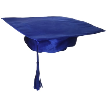 Forum Novelties 80097 Adult Graduation Cap (Blue)-Standard