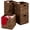 Brun, variante sur Best Choice Products Paniers de Rangement en Jacinthe 10,5 X 10,5 Po, Ensemble de 5 Organisateurs Pliables Polyvalents - Châtaigne