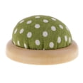 thumbnail image 1 of Abbracc Coussin avec Support de Base en Bois Bricolage Couture Vert, 1 of 8