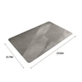 thumbnail image 3 of Vixolx Bath Mat Rug-Rubber Backing Non Slip Quick Dry Absorbent Thin Bathroom Rugs - Under Door Faux Suede Surface Bathroom Floor Mats-Shower Rug for in Front of Bathtub Shower Gray 16"x24", 3 of 7