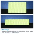 thumbnail image 4 of Unique Bargains Reflective Patch 1'x4' 2'x3', 7 Pcs Safety Appliques, Light Yellow, 4 of 6