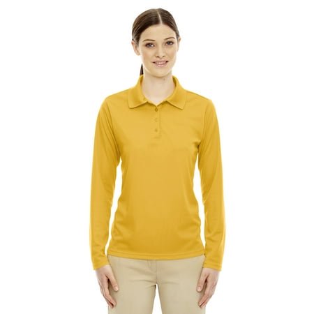 Ash City - Core 365 Polo Piqué à Manches Longues de Performance Sommet pour Dames