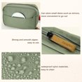thumbnail image 3 of Unique Bargains Trousse Cosmétique Grande Capacité Trousse de Maquillage Portable Trousse de Rangement pour Femmes pour Rouges à Lèvres Vert, 3 of 7