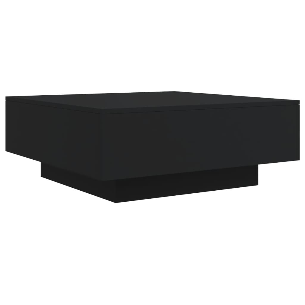 vidaXL Coffee Table with LED Lights Couch End Side Desk Living Room Furniture