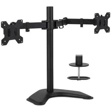 axGear Dual Monitor Stand Adjustable Desk Mount Holder Screen Arm for Led LCD 13 - 27 Inch
