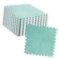 thumbnail image 4 of 10PCS Plush Puzzle Foam Floor Mat, Square Interlocking Carpet Tiles Fluffy Tiles Play Mat Baby Play Mats Baby Puzzle Mat Children Rug Soft Climbing Area Rugs, 4 of 8