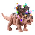 thumbnail image 1 of HILABEE Simulation Electric Dinosaur Toys Action Figure and Sounds for boys Brown, 1 of 8