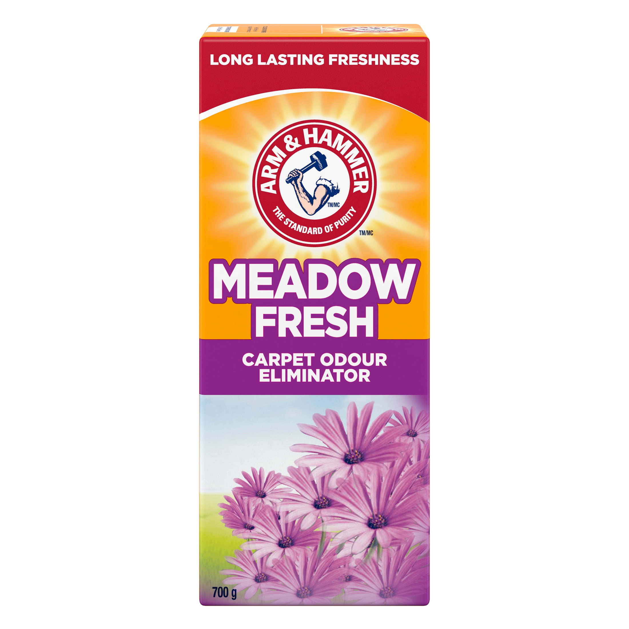 Arm & Hammer Plus OxiClean Meadow Fresh Carpet and Room Odour Eliminator Powder, 700g