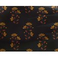 thumbnail image 4 of oneOone Georgette Viscose Fabric Leaves & Floral Block Printed Fabric 1 Yard 42 Inch Wide, 4 of 4
