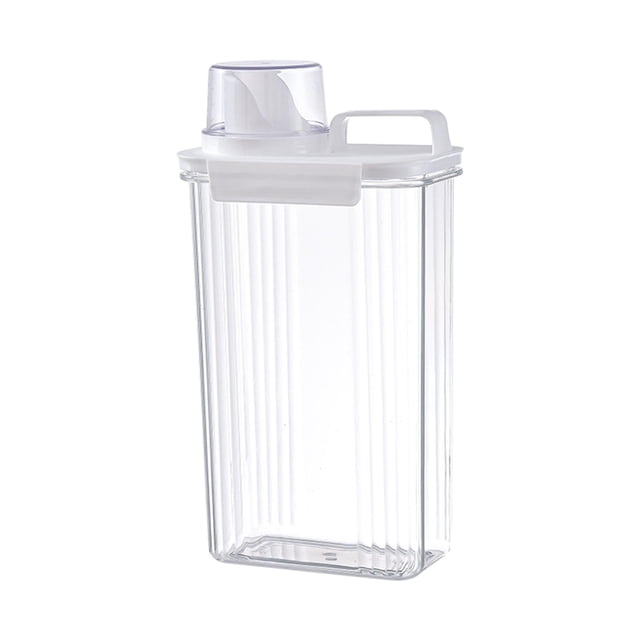 Contenant de Détergent à Lessive Réutilisable Multifonction Transparent pour Aliments pour Animaux en Tissu 2800 ml
