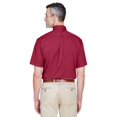 thumbnail image 2 of Harriton Chemise en Sergé à Manches Courtes pour Hommes Easy Blend? avec Protection contre les Taches, 2 of 3