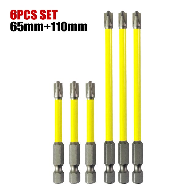 MYG 65mm 110mm Magnetic Special Slotted Cross Screwdriver Bit for Electrician FPH2