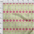 thumbnail image 2 of oneOone Cotton Poplin Fabric Geometric Ikat Print Fabric BTY 42 Inch Wide, 2 of 4