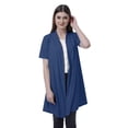 thumbnail image 1 of Moomaya Womens Half Sleeve Shrug Open Front Long Cardigan Lightweight Summer Fit, 1 of 7