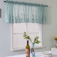 thumbnail image 3 of Meitianfacai Window Toppers Valances - Semi Sheer Valances Pleated Rod Pocket Linen Textured Fabric Window Dressing for Kitchen, Kids Room Short Drapes, 3 of 7