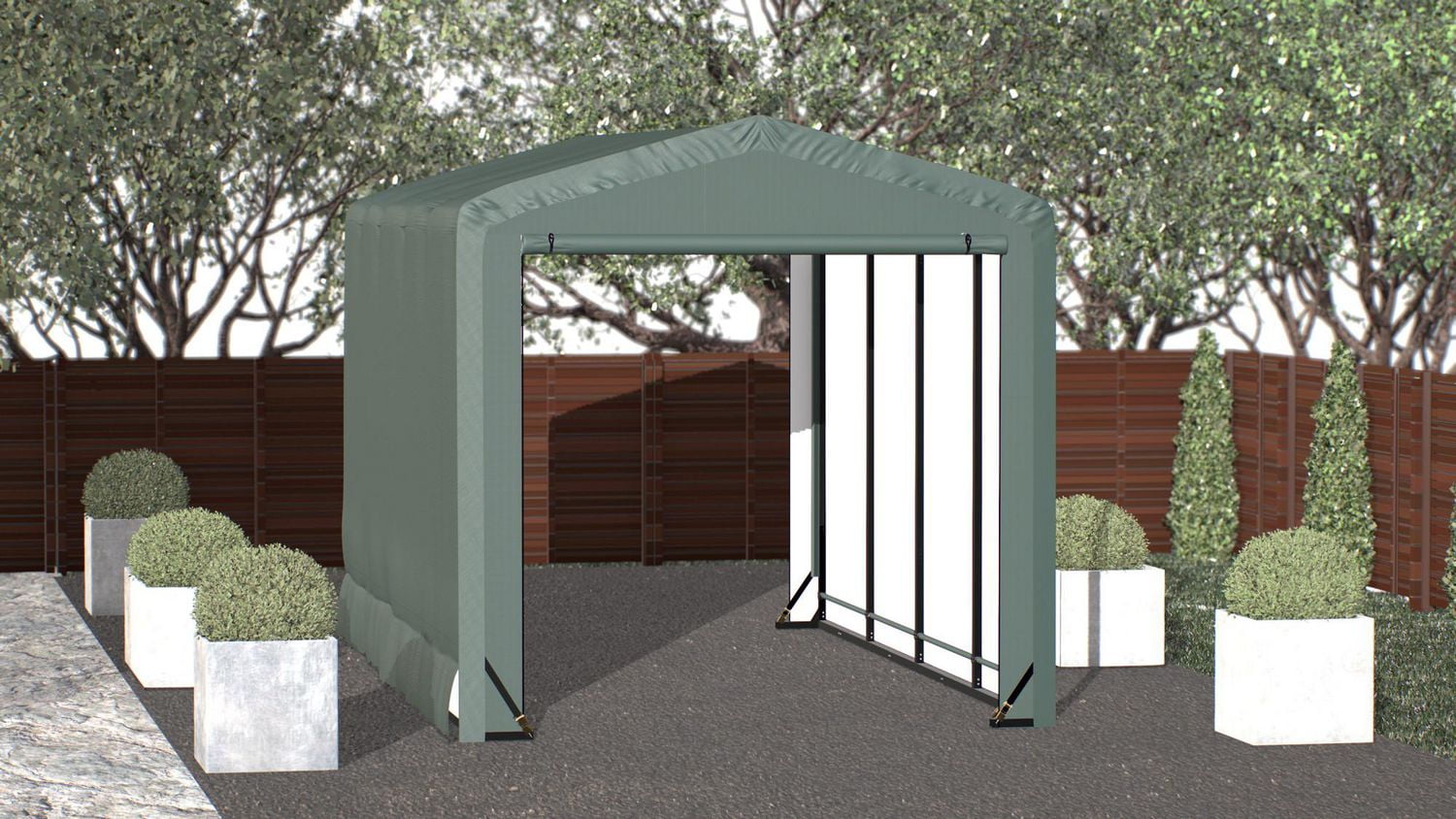 Garage ShelterTube classé vent/neige 10x18x10  Vrt