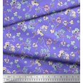 thumbnail image 2 of Soimoi polyester Crepe Fabric Artistic Floral Print Fabric by Yard 52 Inch Wide, 2 of 5