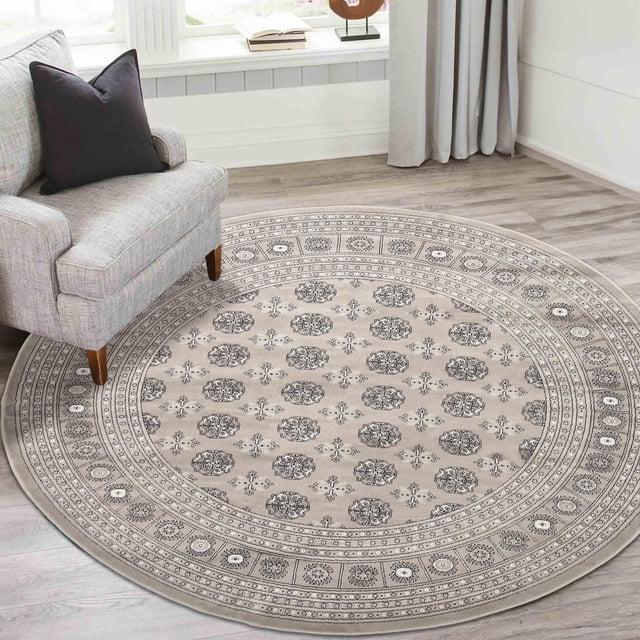 ECARPET Bokhara Traditional Oriental Area Rug, Classic Geometric Pattern