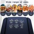 thumbnail image 2 of Intexca 4QT Air Fryer , 1400W, Panier Antiadhésif (Marine), 2 of 5