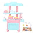 thumbnail image 2 of Kitchen Toys Set, Interesting Integrated Plastic Pretend Play Kitchen Toys  for Home, 2 of 8