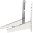 thumbnail image 1 of Air Conditioner Wall Mount Bracket with Excellent Load Bearing Capacity Silver Stainless Steel Pair, 1 of 8