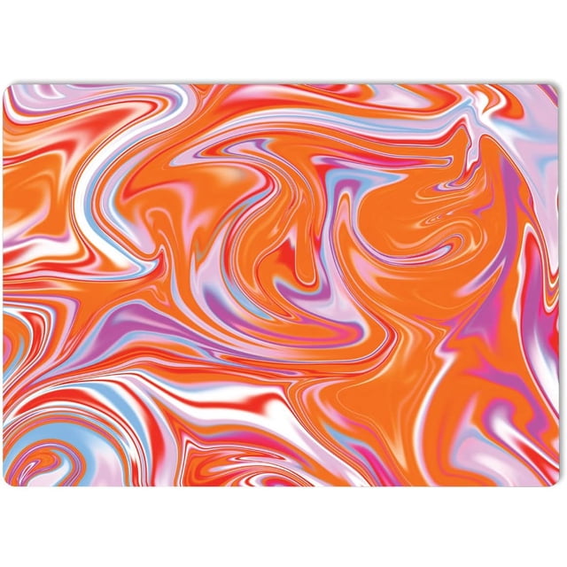 Generic MightySkins Skin Compatible Microsoft Surface Laptop 5 15” Full Wrap Kit Orange Swirl
