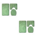 thumbnail image 1 of Guardoinrt 3x Bathroom Mat Set Easy To Clean Waterproof Comfortable Eco-friendly Anti-slip Bathroom Rug Sets PJ210611-B003 2Set, 1 of 6