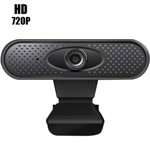 HD Webcam 720P with Microphone USB Web Camera for Laptop PC Computers Streaming Webcam for Desktop Gaming (Black, 720P)
