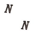 thumbnail image 1 of relayinert House Sign With Retro 3D Wide Range Of Uses And Durable Weather-resistant Metal House Numbers Retro 3D Sign N 2Set, 1 of 6