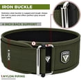 thumbnail image 2 of RDX Weight Lifting Belt 4 Adjustable Back Lumbar Support Bodybuilding, Powerlifting Functional Strength Training Core Exercise Fitness Workout Squats Deadlifts, Home Gym Equipment, 2 of 8