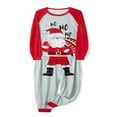 thumbnail image 3 of Pyjamas de Noël Assortis pour Famille Ensemble Pyjama Imprimé Père Noël Vêtements de Nuit pour Couples Enfants Bébé, 3 of 8